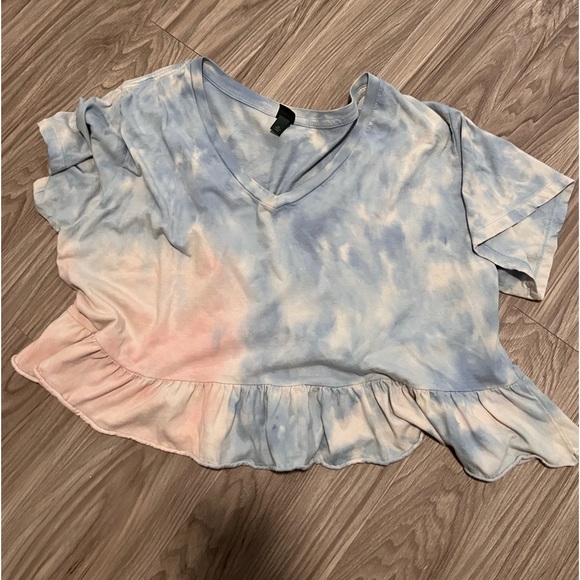 Wild Fable Cropped Peplum Tee - Picture 2 of 6